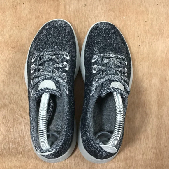 Allbirds Wool Runners Women Size 7 Grey Athletic Running Shoes - Picture 5 of 9